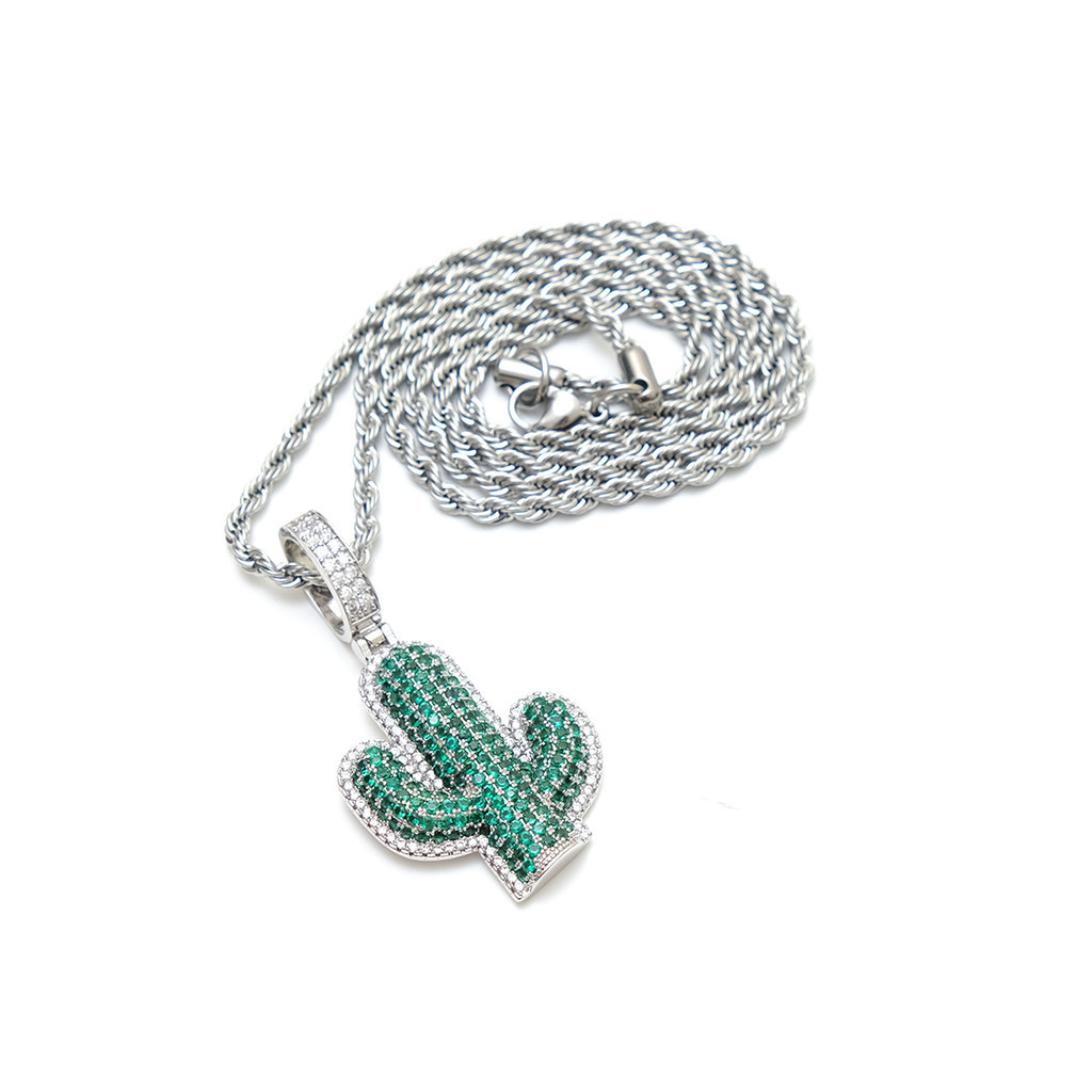 Cactus Jack Diamond Cactus Necklace