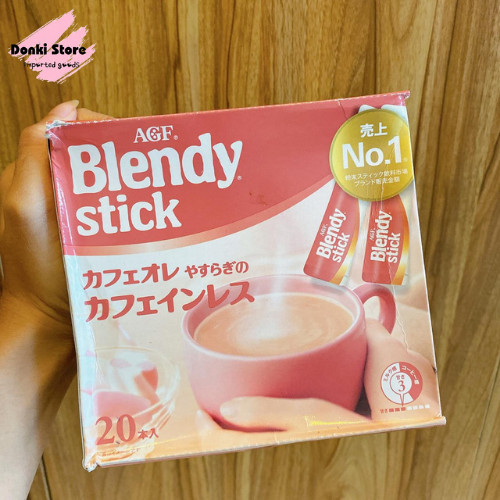 

AGF Blendy Stick Cafe Au Lait Instant Coffee - Less Caffeine - sachet