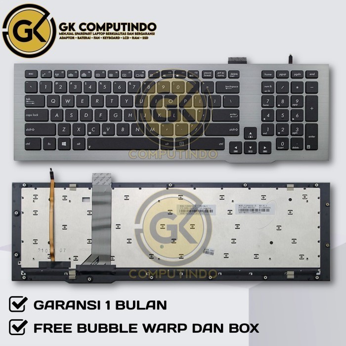 Keyboard Asus ROG G75 G75V G75VM G75VX G75VW G75J Backlight