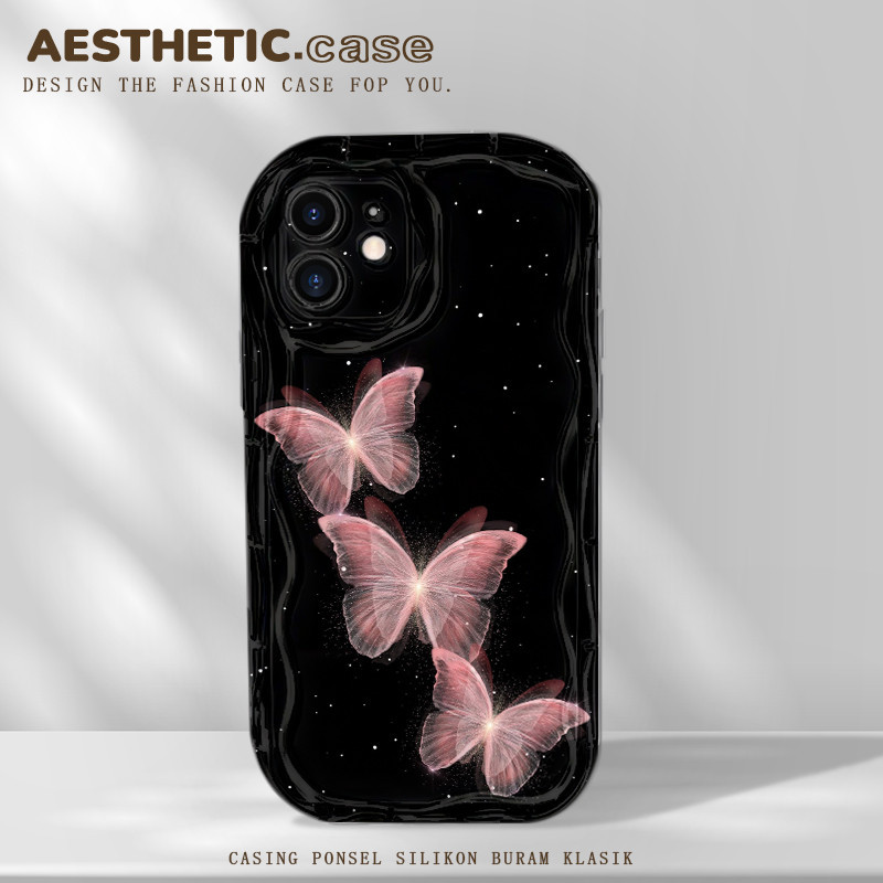 Aesthetic unik dan lucu cewek softcase silikon android for oppo a16 a15 a9 a7 a5 a12 a16s a31 a93 a1