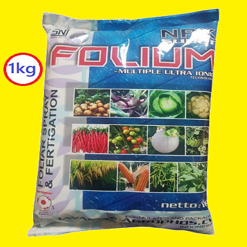 Pupuk NPK Super FOLIUM isi 1Kg java folium