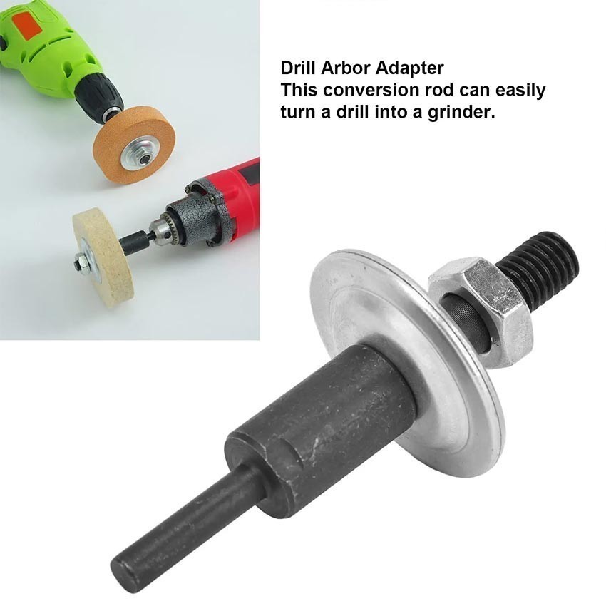 Arbor Gerinda Konektor Adaptor Mesin Bor Ke Mesin Gerinda Untuk Potong Poles Gergaji Set / Adaptor