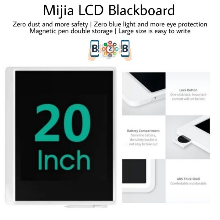 

Mi LCD 20 inch Writing Drawing Pad Tablet Gambar Tulis