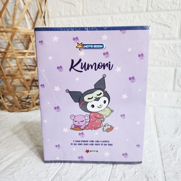 

bib 1 Pack 5 Pcs BUKU TULIS NEWSTAR 58 Lembar Karakter Lucu Kuromi - NEWSTAR Kuromi 58