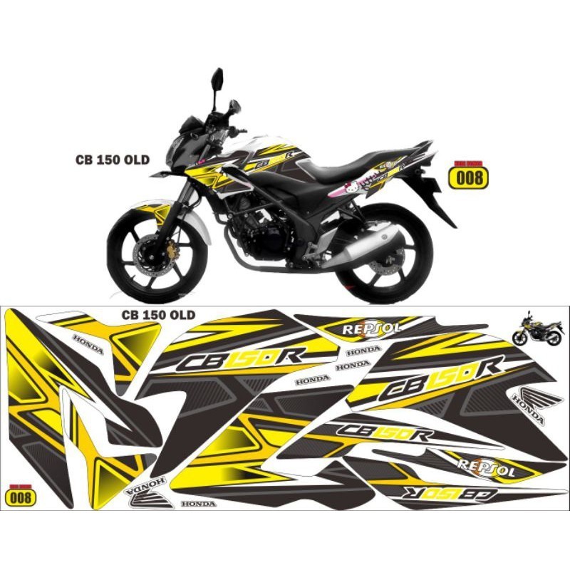 Striping Variasi Cb150r Lama / Cb 150 R Old / Decal Cb 150 R
