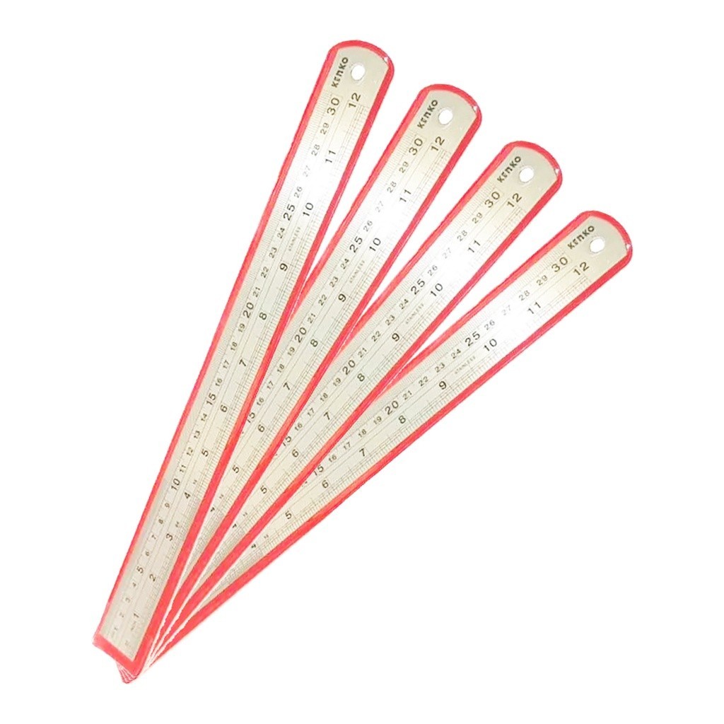 

Penggaris Stainless Besi Kenko 15 30 60 cm Panjang Alat Ukur Ruler