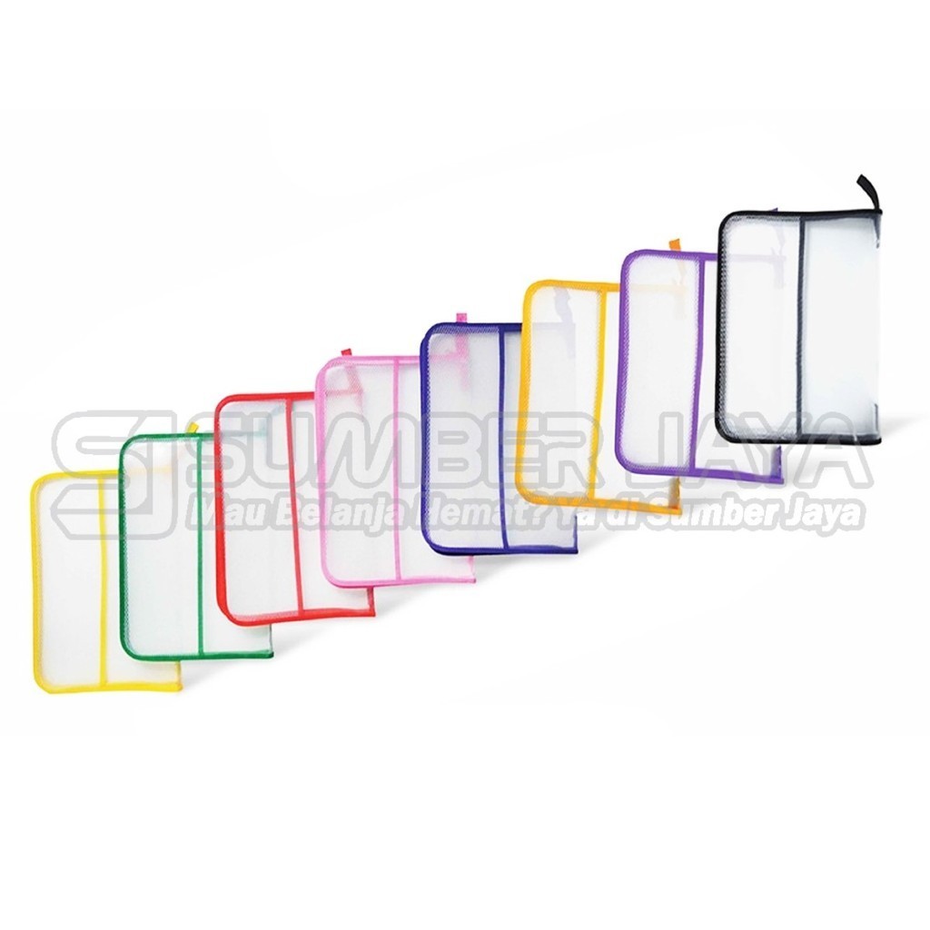 

Map Jaring Plastik Resleting Big 7001 Map Sekolah/Kerja Zipper Bag Map Tas Tenteng Resleting