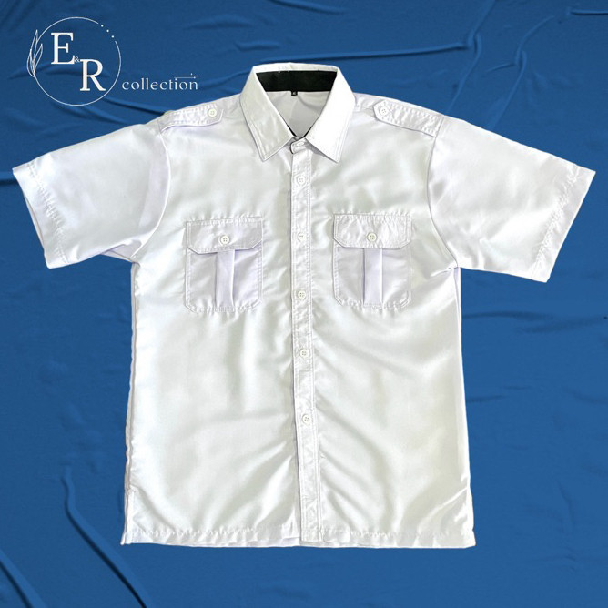 PROMO Baju Putih Pdh Pria | Kemeja Putih Dinas Pria | Seragam Pdh Putih Pria