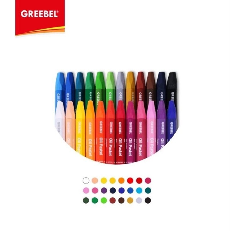 

YUH Crayon Oil pastel Greebel 24 warna ( 1set/24wrn )