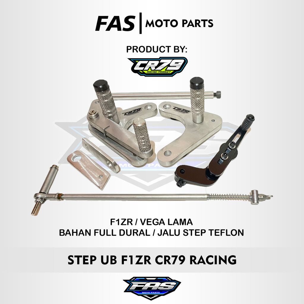 Paket Step UB Underbone Dural CR79 Racing F1ZR Vega Lama