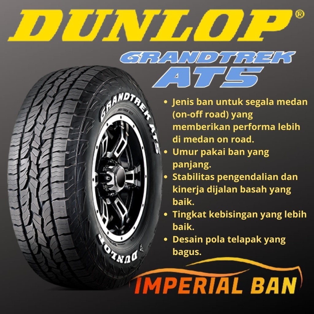 225/70 R16 DUNLOP AT5