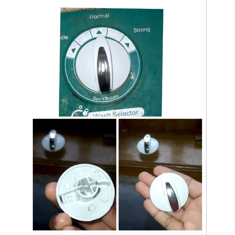 knob temer/ putaran timer mesin cuci LG dua tabung