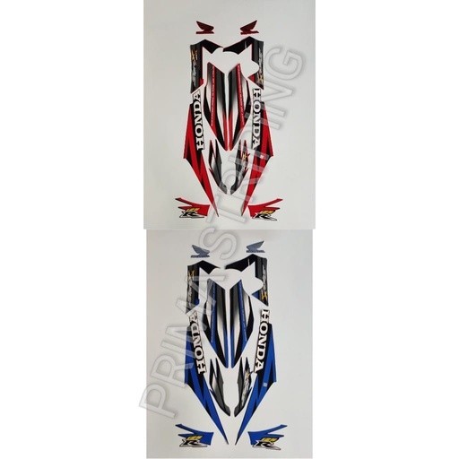 STRIPING STIKER MOTOR SUPRA X 125 R 2006