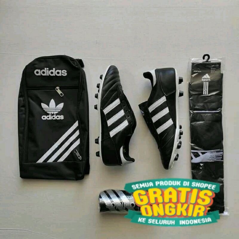 Sepatu Bola KULIT ASLI addas Copa Mundial (PAKET KOMPLIT)/ cr7 ronaldo madrid barca