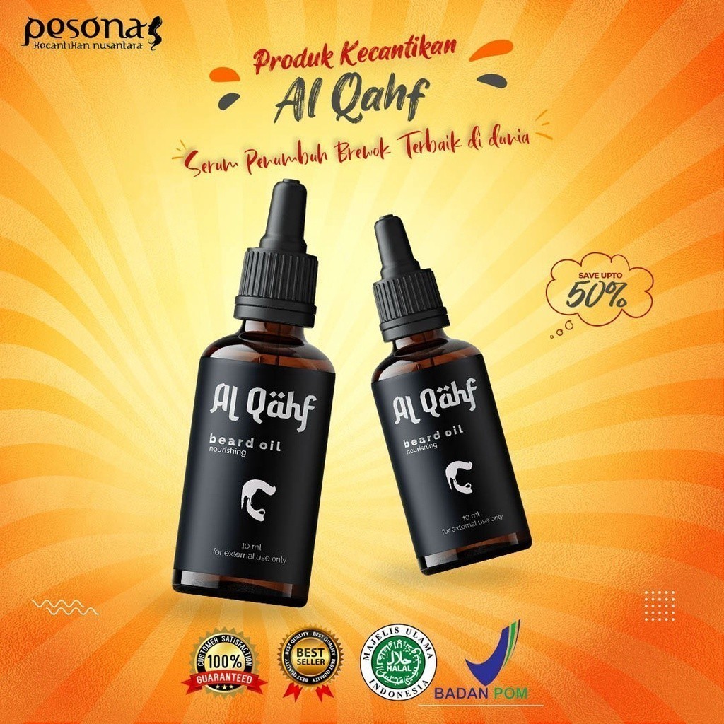 Al Qahf - Serum Brewok | Serum Penumbuh Brewok | Halal & BPOM