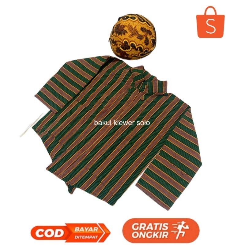 LURIK baju sorjan anak/ Pakaianlurik ja anak/ pakaian anak lurik/ baju anak sd