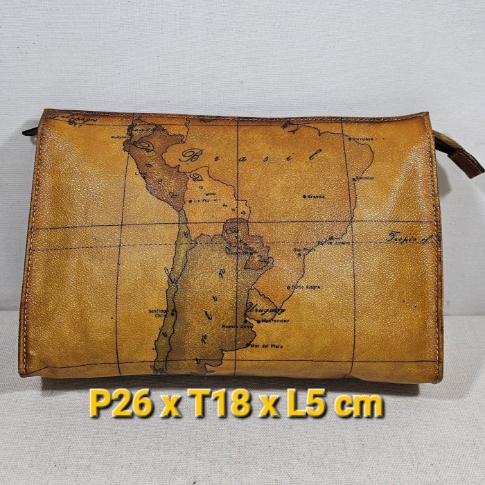Alviero Martini 1A Classe Prima original geo map print brown Made in Italy serial 00643746 PVC mix g