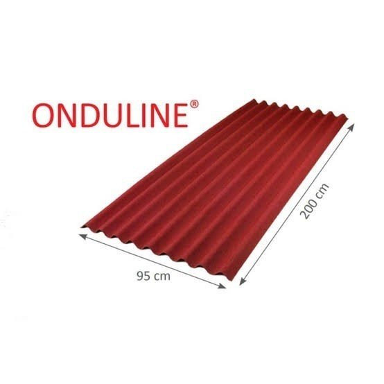 Atap Onduline Clasic merah