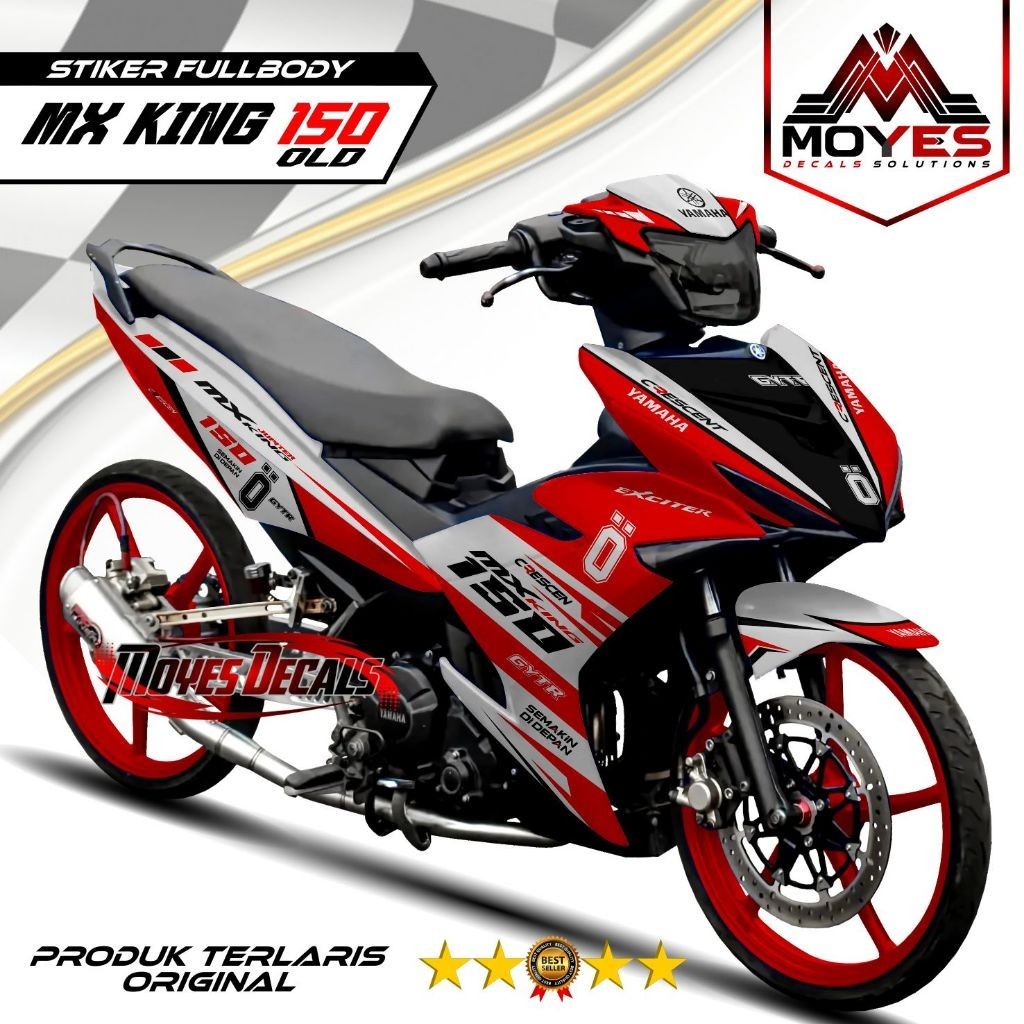 Stiker Fullbody / Decal Mx King 150 old Motif Ohlins MYS606