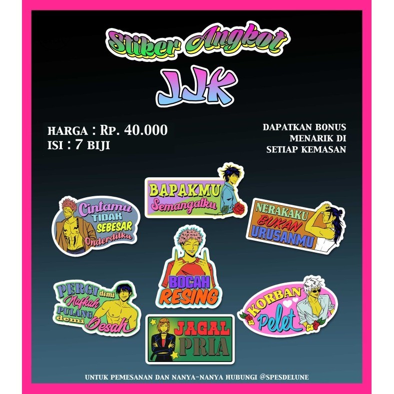 Best[Terbaru] Stiker Angkot JJK - JJK A