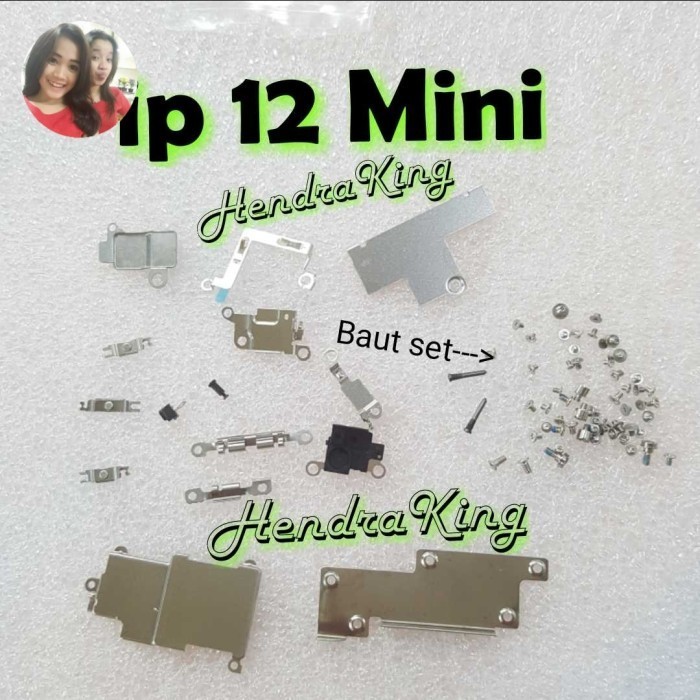 Baut iphone 12 mini set plat seng Penutup
