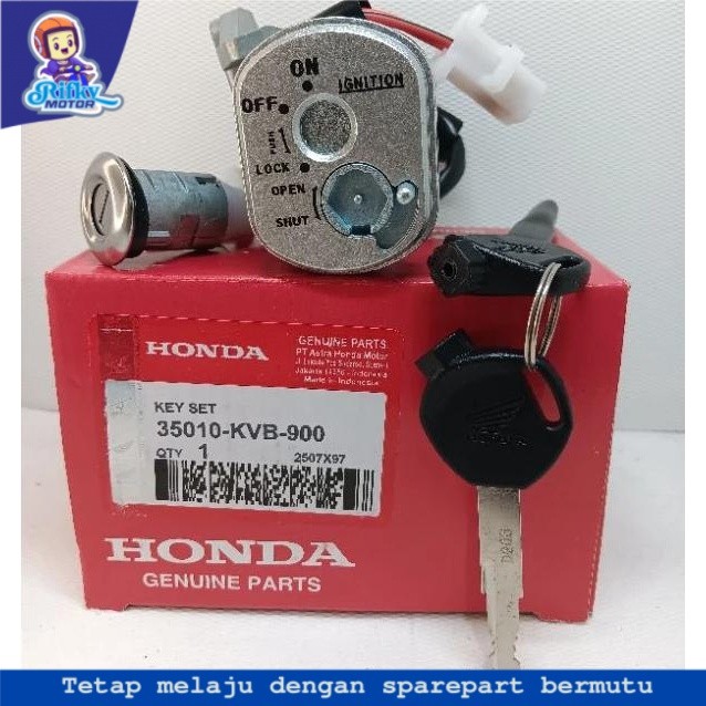 KUNCI KONTAK VARIO 110 LAMA/VARIO KARBU PLUS JOK BELAKANG KUALITAS ORIGINAL