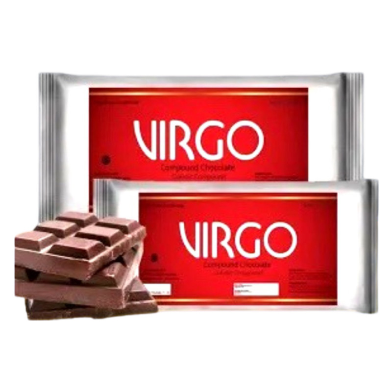 Virgo Dark Compound Chocolate - Virgo Coklat Batang 1kg