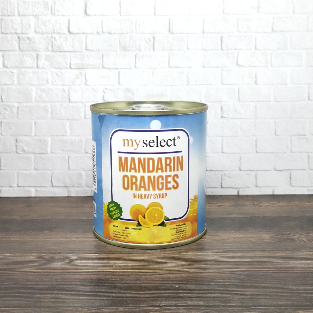 

MY SELECT MANDARIN ORANGES SYRUP 312GR