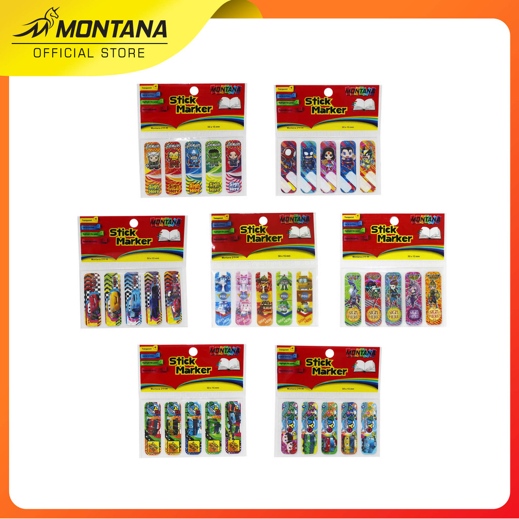 

Montana Memo Stick / Sticky Note / Memo Tempel Montana 211 h (HOLOGRAM)