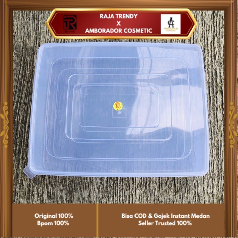 Kotak donat/ durian/ bika ambon plastik bening no 2 GM