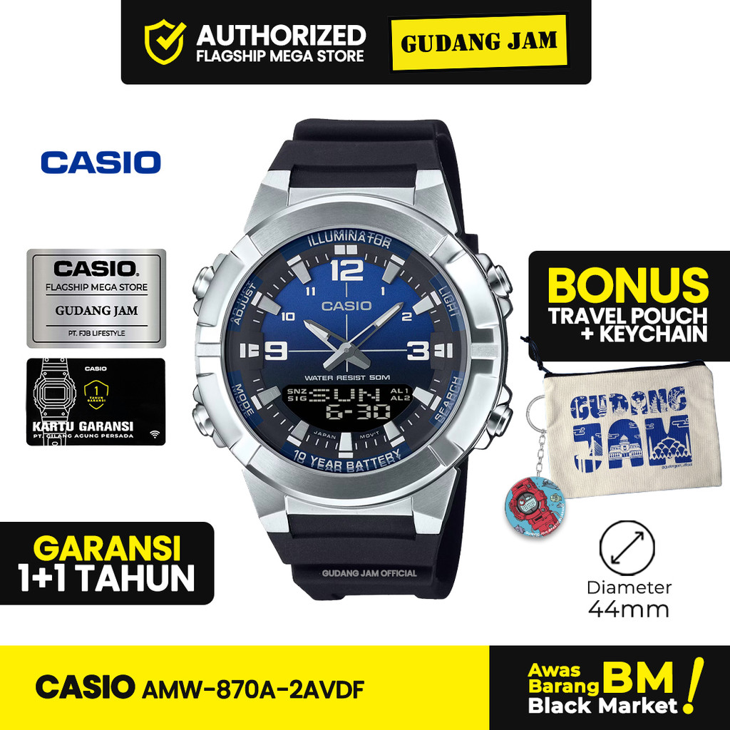 Casio Pria AMW-870A-2AVDF AMW-870A-2A AMW-870A AMW870A AMW 870A