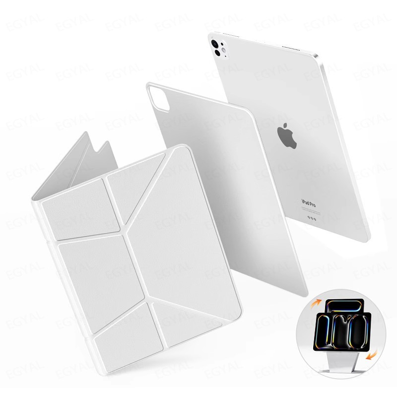 

Magnetic Clamp Bracket for iPad Pro 11 2024 Height increasing Bracket Cover for iPad Pro 13 12.9 M2 Air 6th 11 inch Folding clip