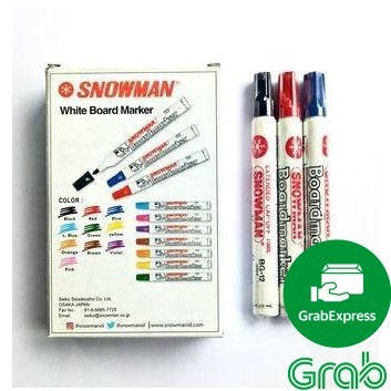 

Permanent marker / Spidol permanen 1 lusin snowman / G12 murah