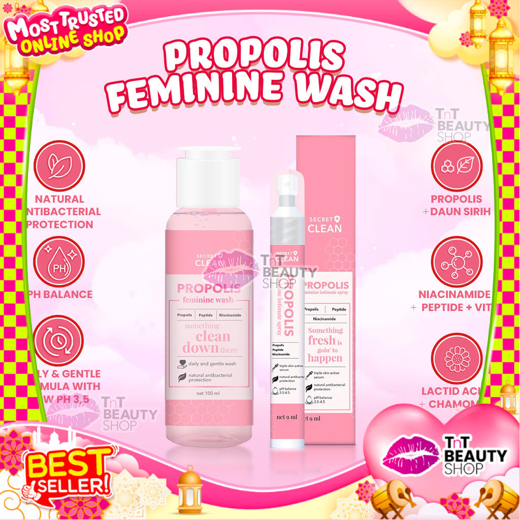 NUZ Secret Clean Propolis Feminine Spray 8ml  | TnT Beauty Shop