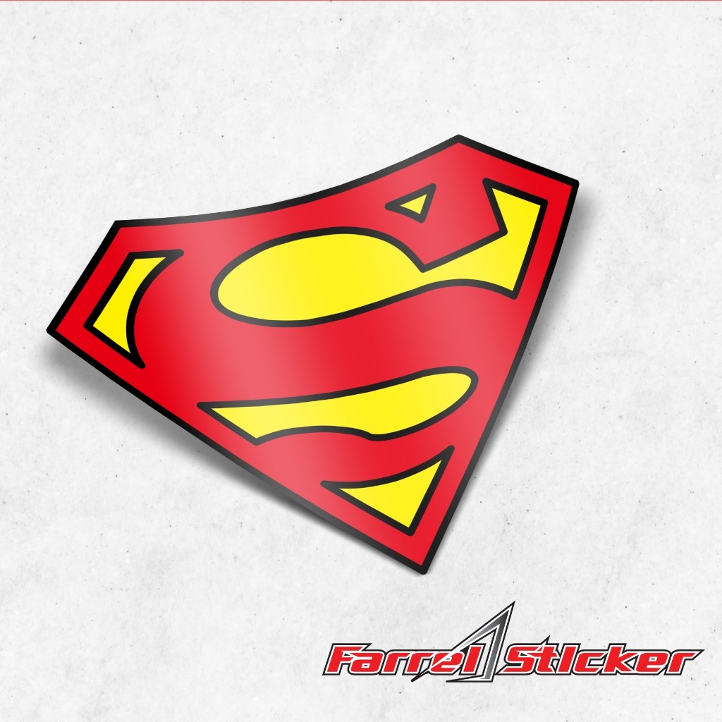 

STICKER SUPERBOY STIKER LOGO SUPERMAN