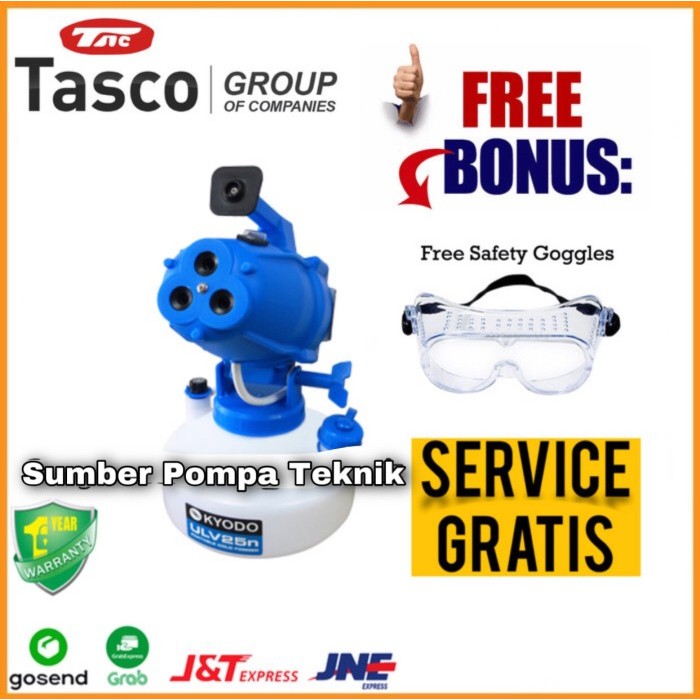 TASCO FOGGING UANG TLV 25N COLD FOGGER TLV25N TLV 25 N ORIGINAL ULV