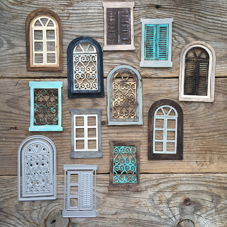 

Piggy Craft metal cutting dies cut die mold Door window decoration Scrapbook paper craft knife mould blade punch stencils dies