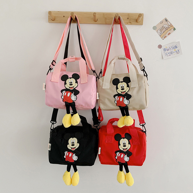 

Disney Mickey Mouse Messenger Bag Cartoons Cute Mickey Mouse Shoulder Bags Handbag Storage Bags Kawaii Girls Birthday Gifts