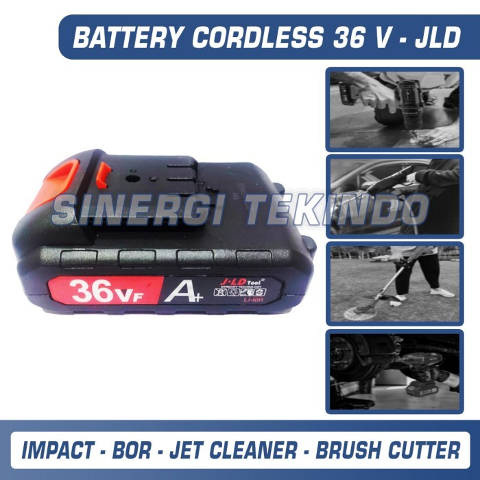 Baterai Impact Bor Jet Cleaner Potong Rumput Cordless Gerinda 36V - JLD Tools 36 Volt