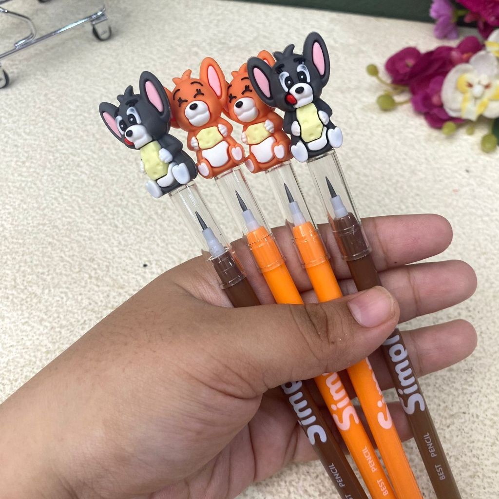 

HYPE N FANCY 1 PCS PENSIL SUSUN BENSIA KARAKTER KARTUN ANIMASI TOM AND JERRY PNS-1806 / Pensil SUSUN TIKUS DAN KUCING