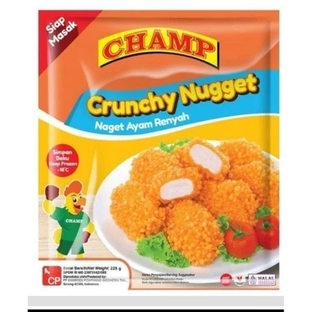 

CHAMP NUGET AYAM CRUNCHY 225GR