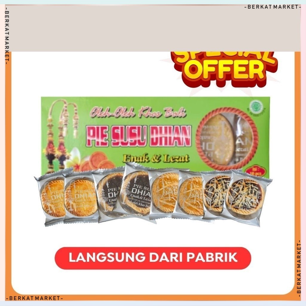 

Pie Susu Dhian 10pcs Oleh Khas Bali