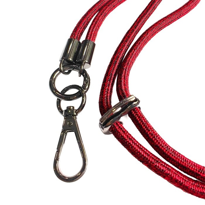 

ANDMA Tali Lanyard Premium Selempang HP Kalung Gantungan Strap HP - Dark Red