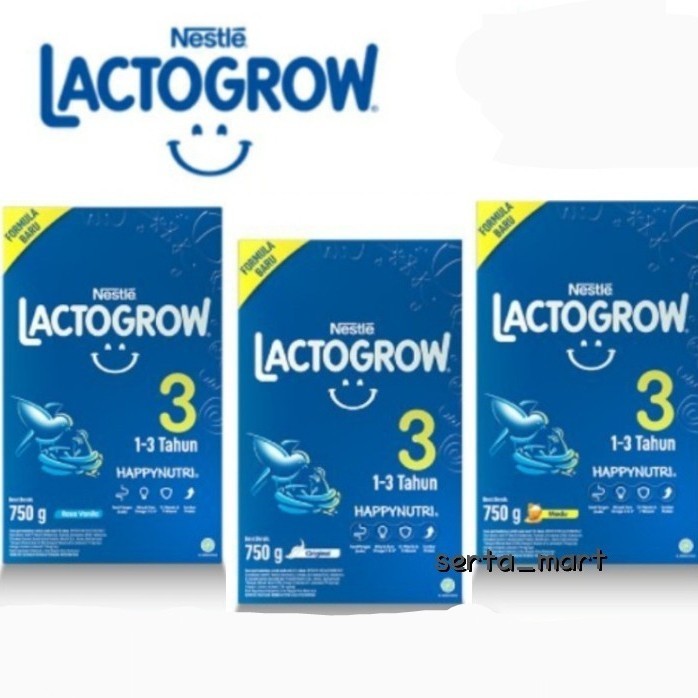 

LACTOGROW 3 MADU VANILA 750G 350G 180G