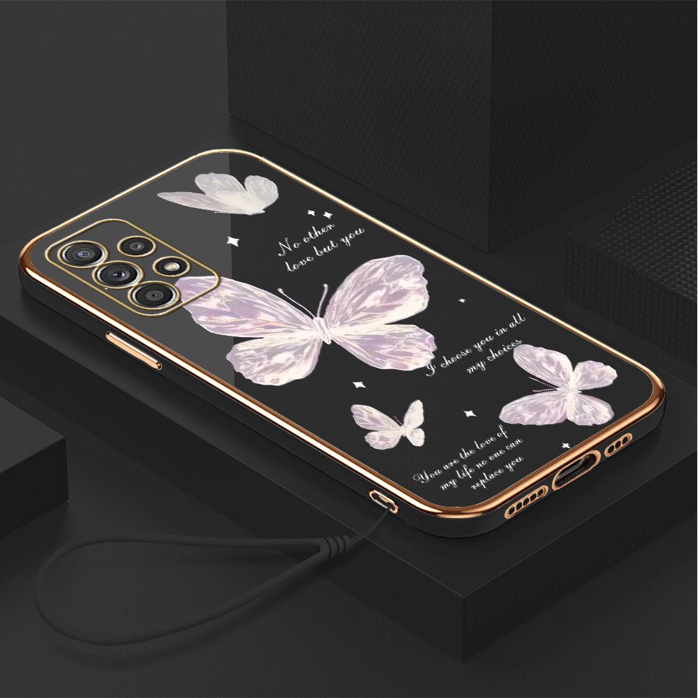 Casing Hp Untuk Compitable With Samsung A52 A52S 5G (Lanyard Gratis) Untuk Kesing Softcase Case Hp S