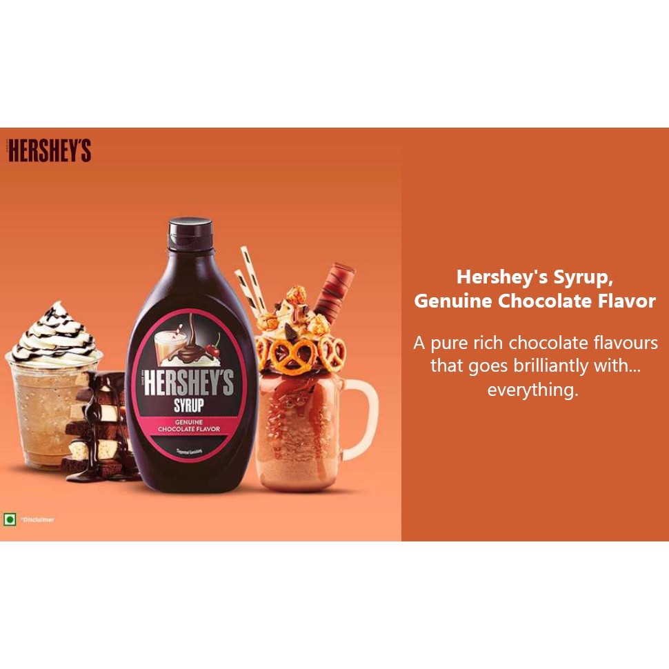

pekanbaru / Hershey Chocolate Syrup / Topping Sirup Coklat - 650ml