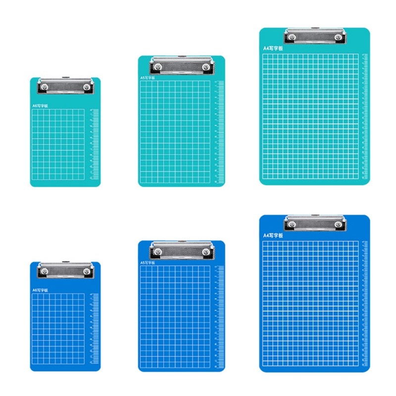 

Hardboard Clipboard Writing Board with Low Clip Ruler Scale Design Recycled for Adult Student