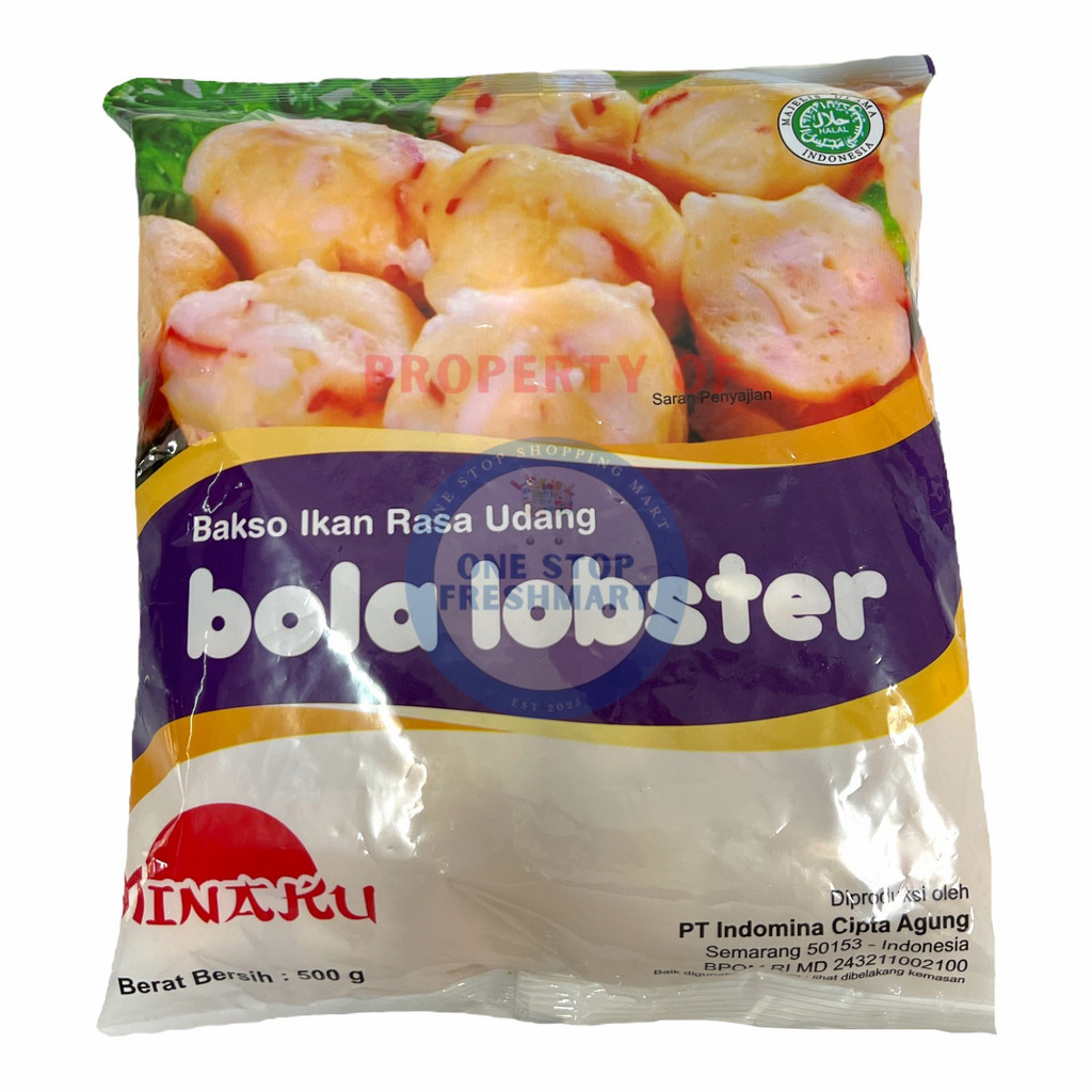 

MINAKU BOLA LOBSTER 500GR / MINAKU LOBSTER BALL 500GR