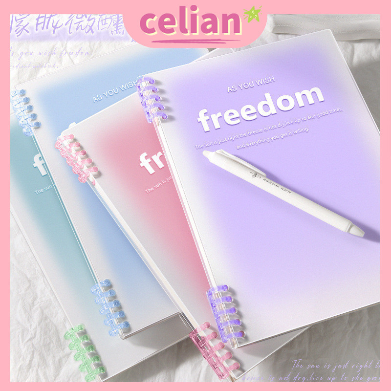 

【PROMO】Notebook Buku A5 B5 Buku Tulis Sekolah Lucu Binder 360 Derajat Notebook Aesthetic Korea Lose Leaf Binder Kuliah Buku Catatan