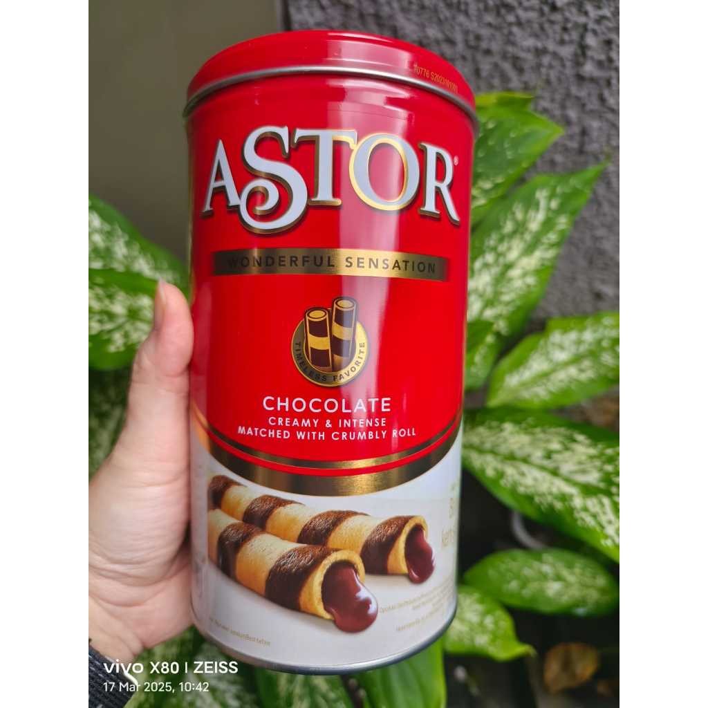 

ASTOR Wafer Stik Cokelat kaleng 330 gr